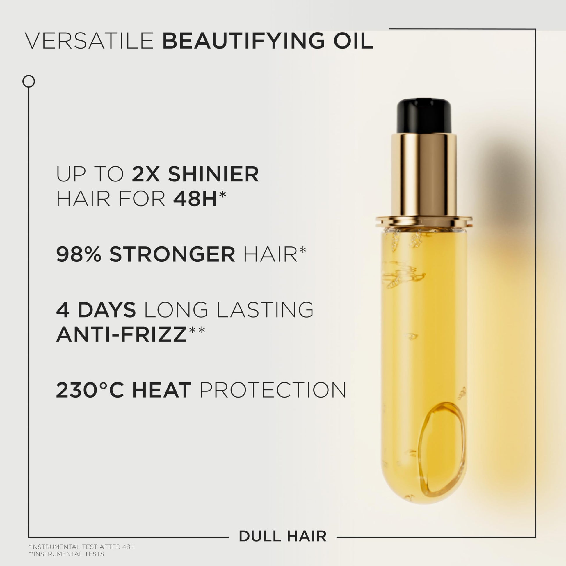 Kérastase Elixir Ultime L'Huile Original Hair Oil, Hydrating Oil Serum to Smooth Frizz and Add Shine, With Wild Camellia, Strengthens and Provides Heat Protection, All Hair Types - Available at All In One Marketplace Canada