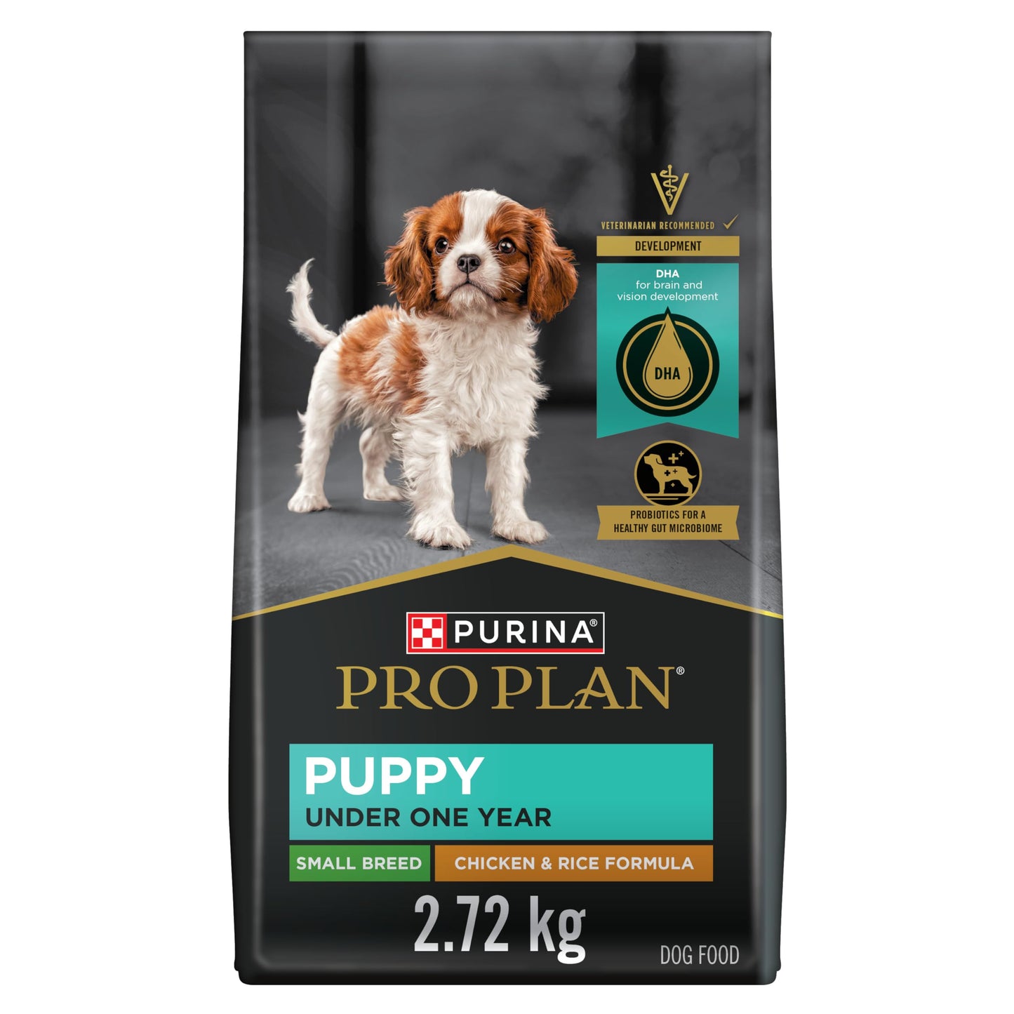 Purina Pro Plan Small Breed Dry Puppy Food, Chicken & Rice - 2.72 kg Bag Pro Plan