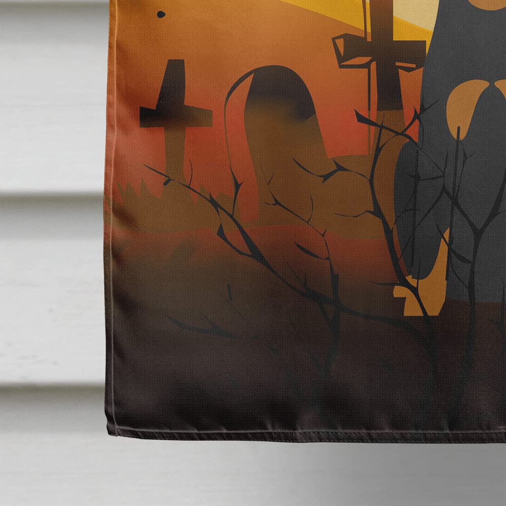 Drapeau en toile Caroline's Treasures BB4346CHF pour maison, motif chien de berger de Beauce, Halloween, grande taille, multicolore