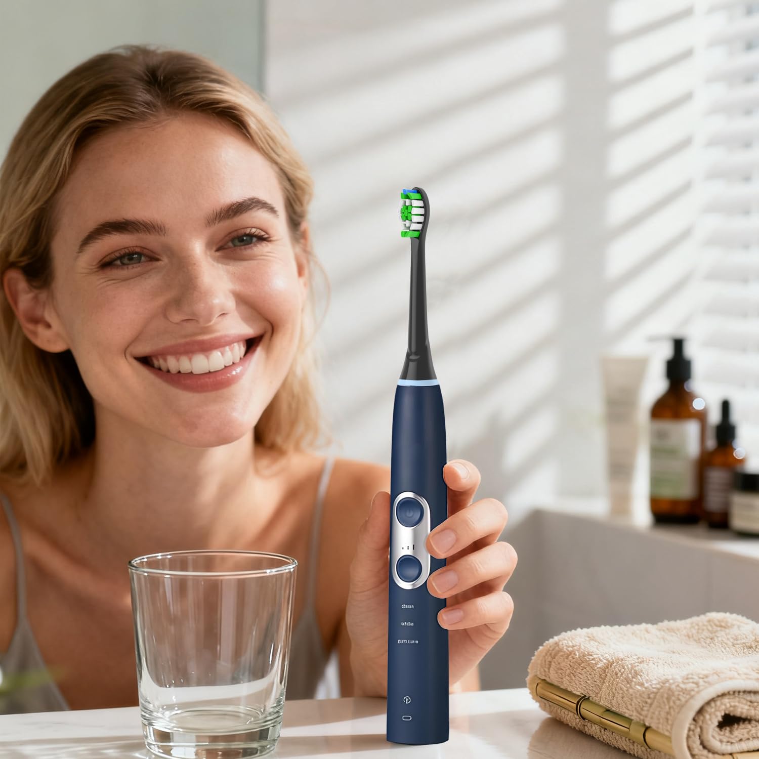 Replacement Brush Heads for Philips Sonicare Electric Toothbrush, Fit Plaque Control, Gum Health, FlexCare, HealthyWhite, Essence+ and EasyClean, 12 Pack (Black) - Available at All In One Marketplace Canada