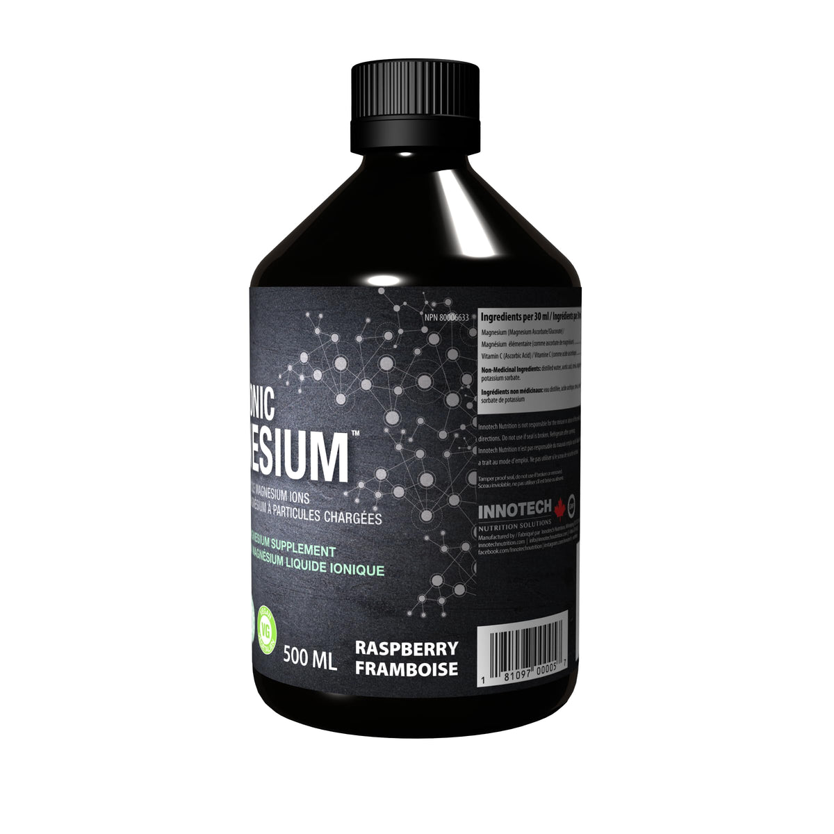 Innotech Nutrition Liquid Ionic Magnesium with Vitamin C - 500 ml