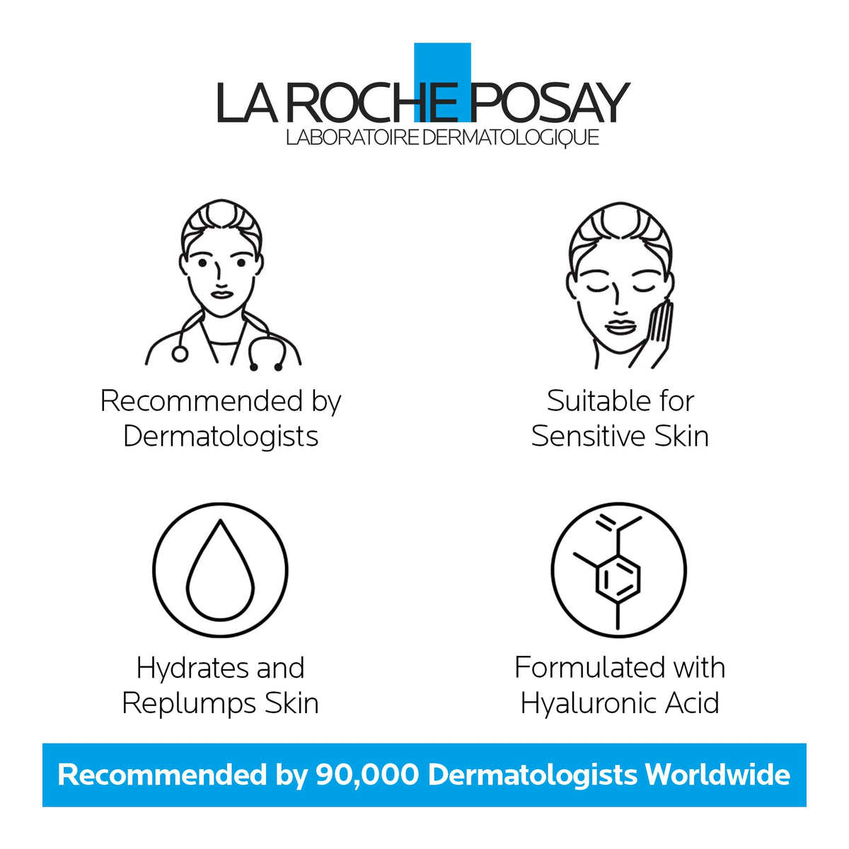 La Roche Posay Hyalu B5 Hydrating Under Eye Cream, 15mL