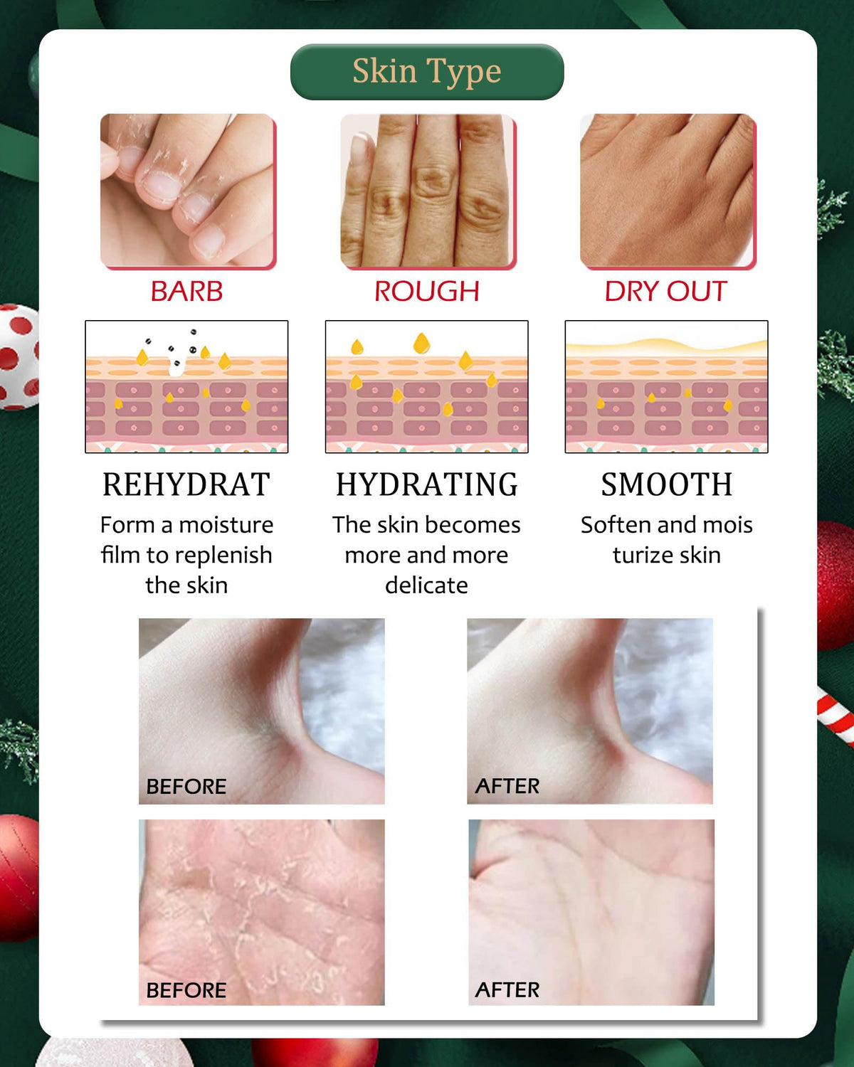 Hand Cream Kit-5Pcs Moisturizing Hand Lotion, Christmas Skincare for Women 🍁 All In One Marketplace Canada