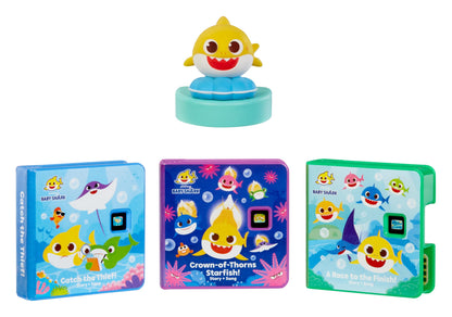 Little Tikes Story Dream Machine Baby Shark Heroes Collection, Story Time, Books, Audio Characters, Toy Gift for Toddlers, Girls and Boys Ages 3+ Little Tikes