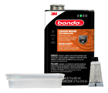 Bondo Fiberglass Resin, 1 Quart, 29oz, (402C) 3M