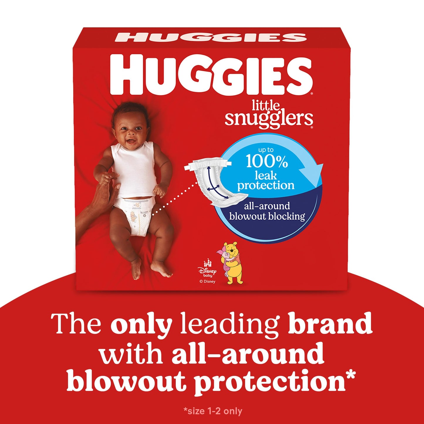 HUGGIES Little Snugglers Diapers, Size 3, 16-28 Lb, 136 Count