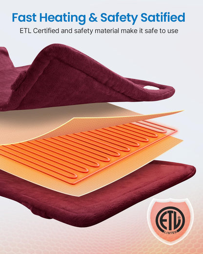 RENPHO Large Heating Pads Electric, Christmas Birthday Gift for Women 🍁 All In One Marketplace Canada