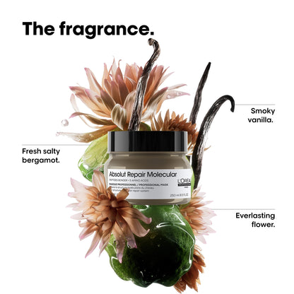 L'Oréal Professionnel Absolut Repair Molecular Mask, Damaged Hair, 250 mL