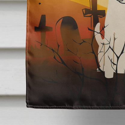 Caroline's Treasures BB4364CHF Halloween Smooth Fox Terrier Flag Canvas House Size, Large, Multicolor