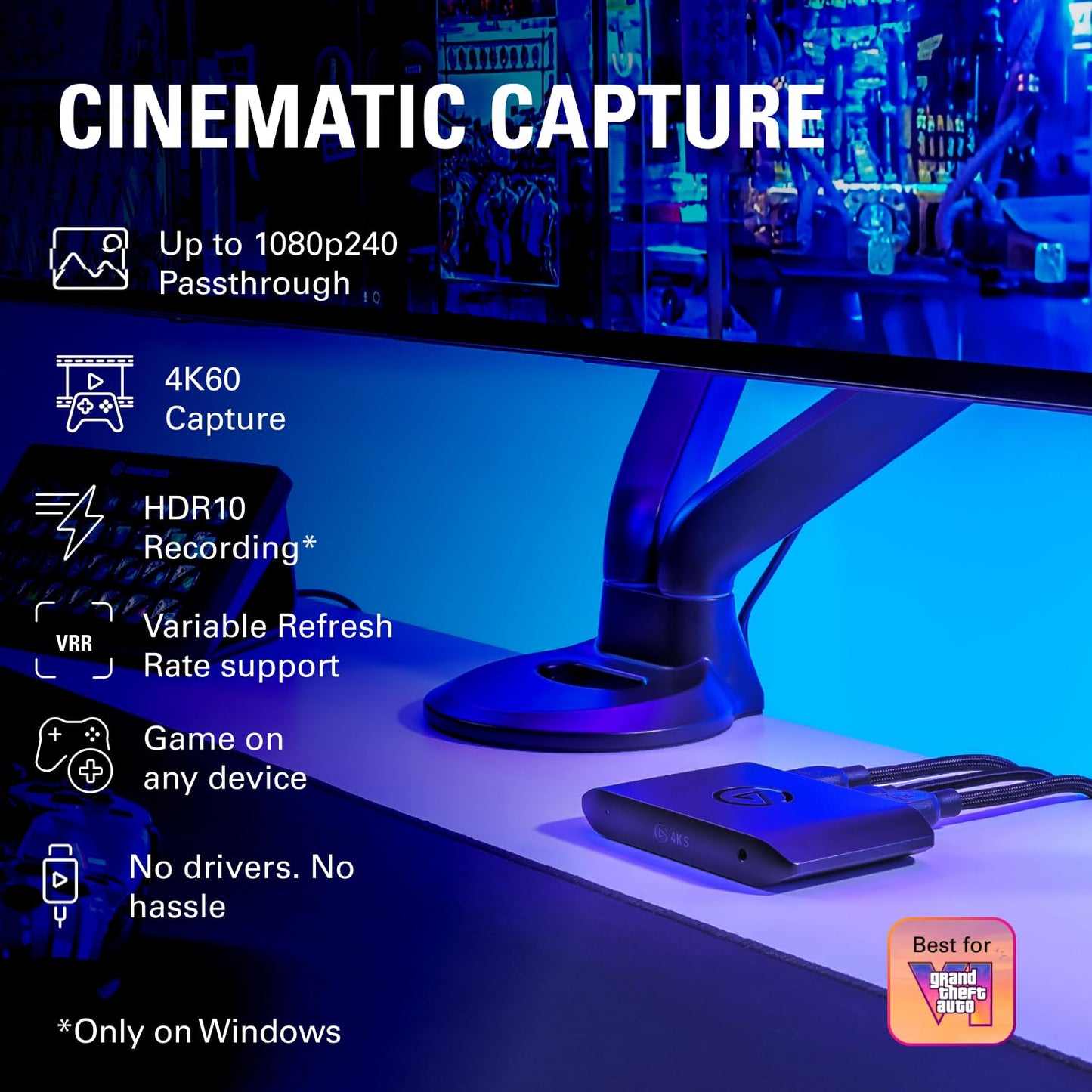 Elgato 4K S Capture Card for PS5, Xbox Series X/S, Switch 2 🍁 All In One Marketplace Canada