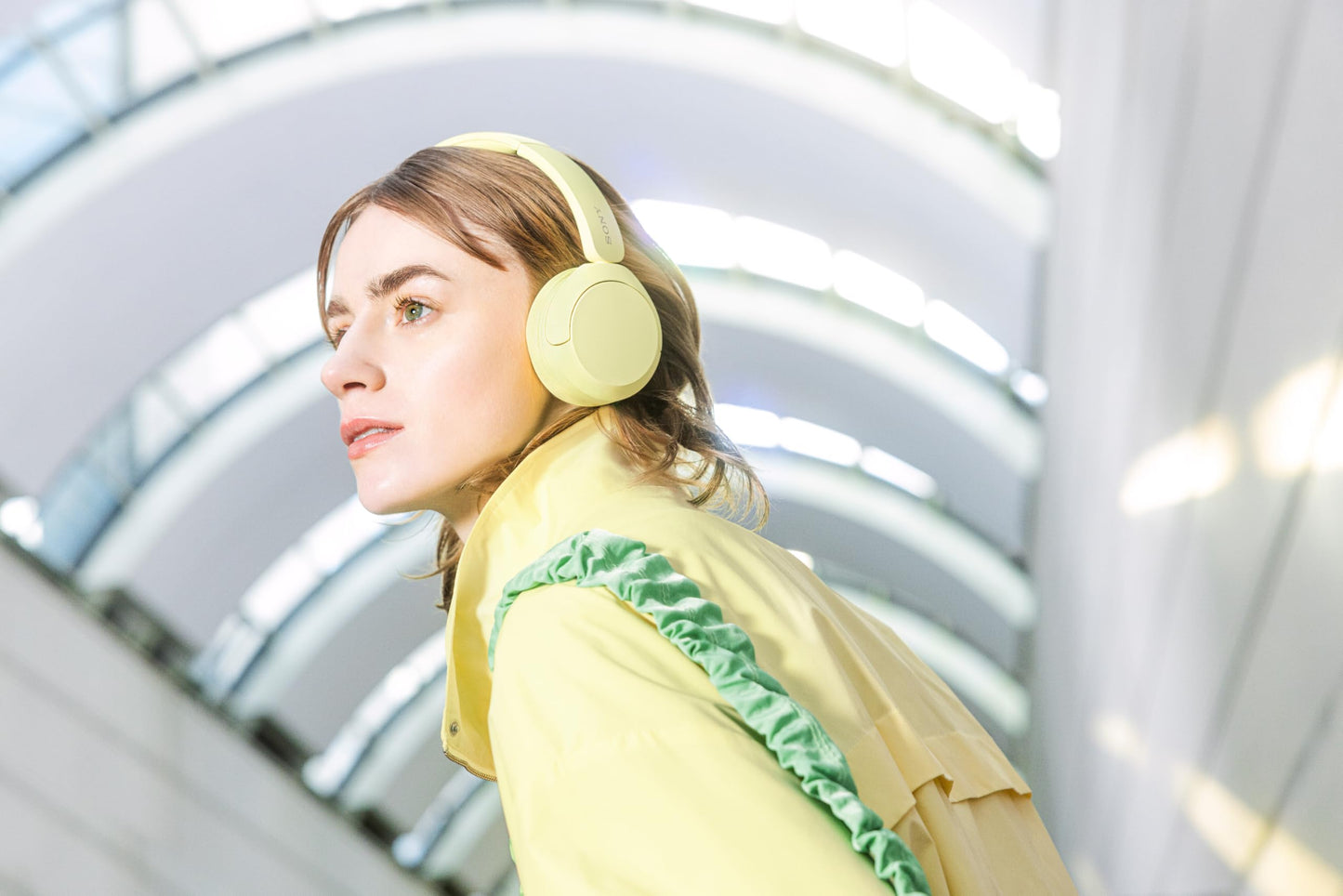 Sony WH-CH520 Wireless Headphones Bluetooth On-Ear Headset with Microphone, Yellow 🍁 All In One Marketplace Canada