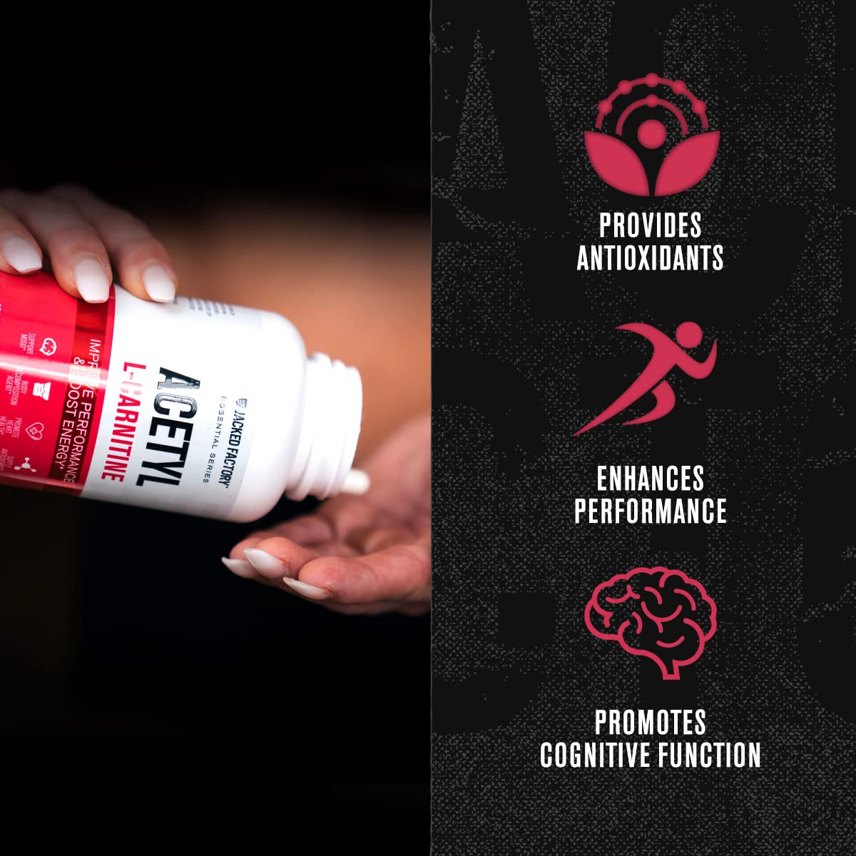 Acetyl L Carnitine Supplement 750mg - Extra Strength L-Carnitine (ALCAR) for Energy, Mood Improvement, Memory & More - 120 Capsules - Available at All In One Marketplace Canada