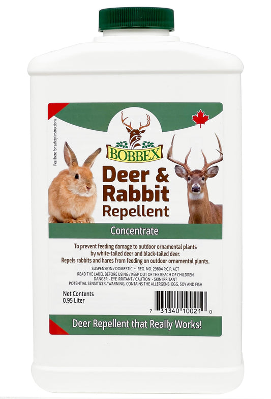 Bobbex Deer & Rabbit Repellent 0.95 Liter Concentrate Bobbex