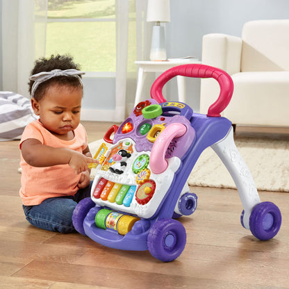 VTech Sit-to-Stand Learning Walker (Frustration Free Packaging - English Version), Purple VTech