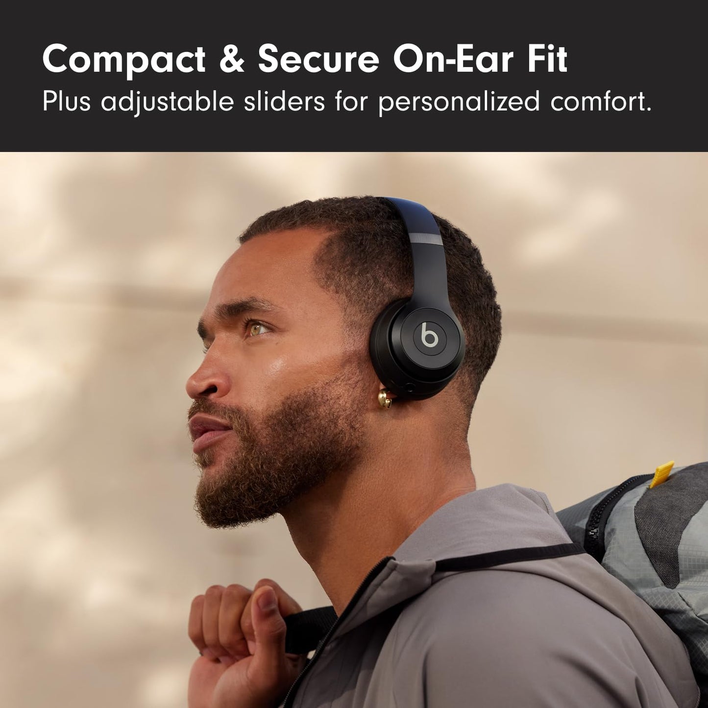 Beats Solo 4 - Wireless Bluetooth On-Ear Headphones, Apple & Android Compatible, Up to 50 Hours of Battery Life - Matte Black