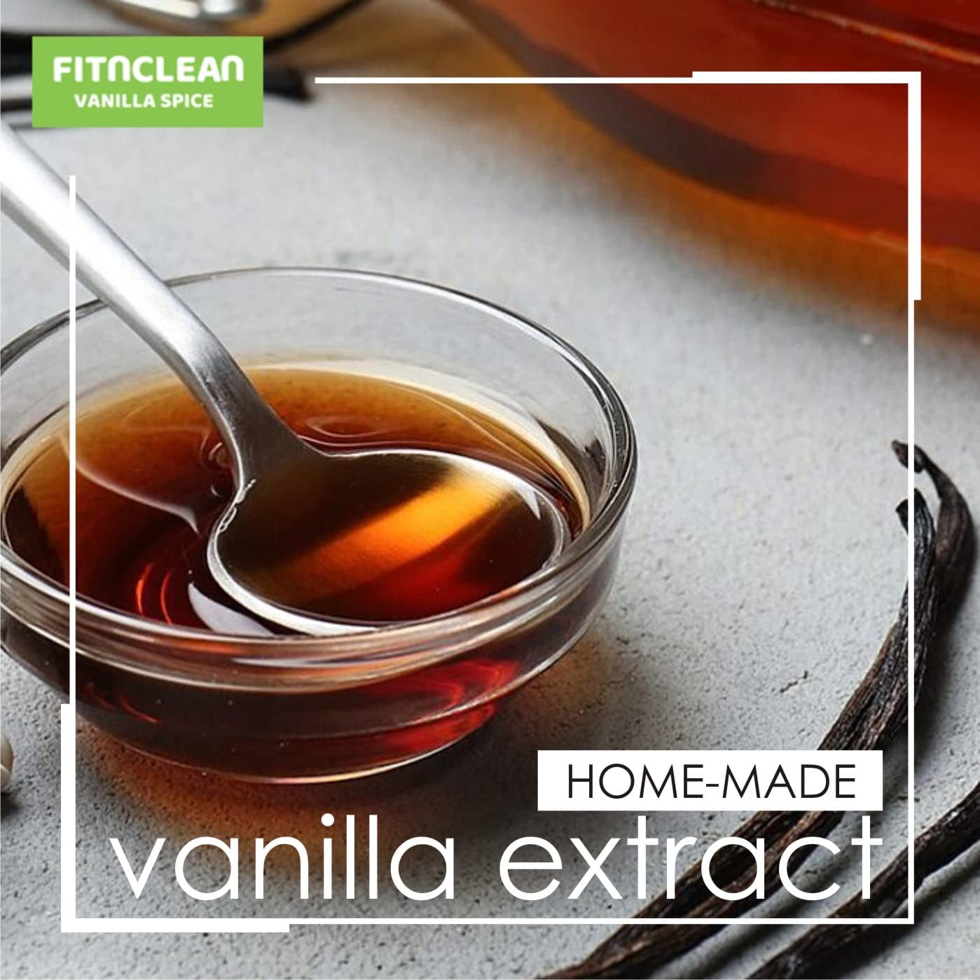26 Organic Madagascar Vanilla Beans Grade B 4-5.5" - FITNCLEAN Bulk Dry Whole Bourbon Non-GMO Pods