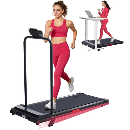 POTUPUS Walking Pad Treadmill with Incline, Portable Treadmills for Home Small Spaces, 3.0HP Electric Walking Treadmills with Handle Bar, Mini Treadmills for Exercising, 0.6-7.6MPH, 160KG, Model 401 - Available at All In One Marketplace Canada