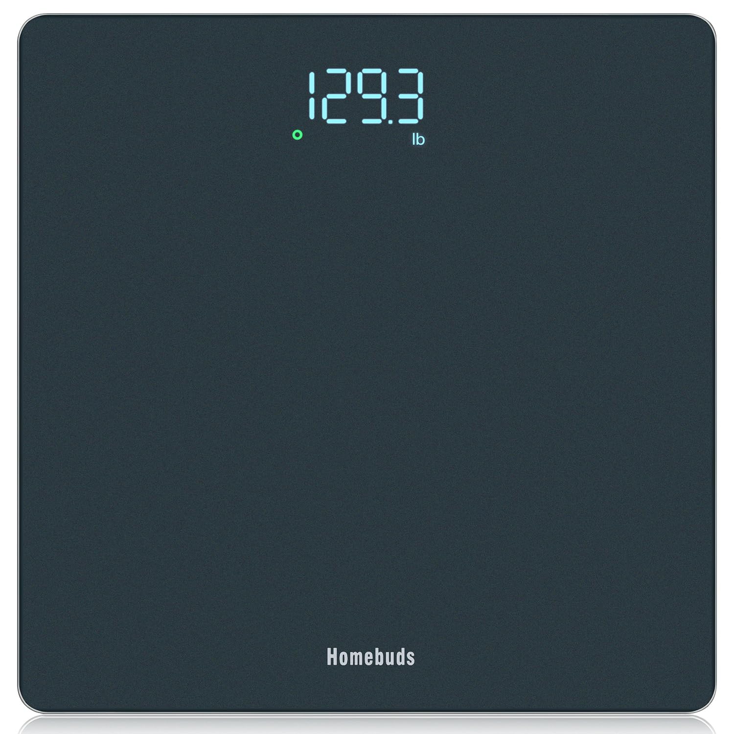 Homebuds Digital Weight Scale, High Precision in 0.1lb by Our Professional Scale Factory Since 2001, Scale Body Weight LED Display and Step-On, 3*AAA Batteries Included, 400lb/182kg, Blue