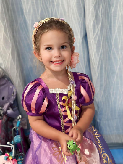 Aoiviss Princess Costume for Girls Puff Sleeves Princess Dress Up Outfit 🍁 All In One Marketplace Canada