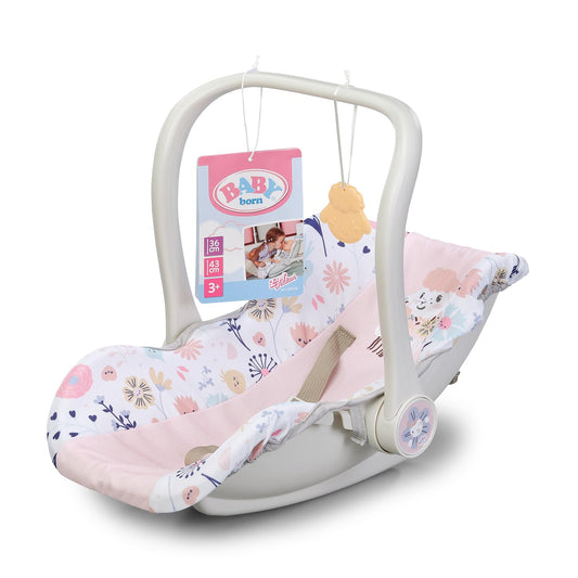 BABY born Baby Car Seat Flowers for 36cm and 43cm Dolls