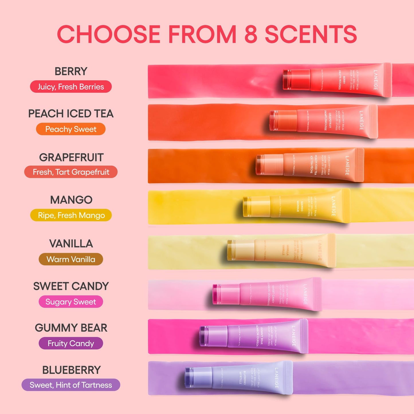 LANEIGE Lip Glowy Balm, Blueberry: Sheer Tinted Lip Moisturizer with Shea Butter, for Hydrating Shine & Soft Lips 🍁 All In One Marketplace Canada