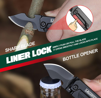 Gifts for Men - Stocking Stuffers for Men, Keychain EDC - Camping Essentials with 1.8inch Blade, Small Multitool - Christmas Birthday Fathers Day Mens Gift Ideas - Camping Stocking Stuffers 🍁 All In One Marketplace Canada
