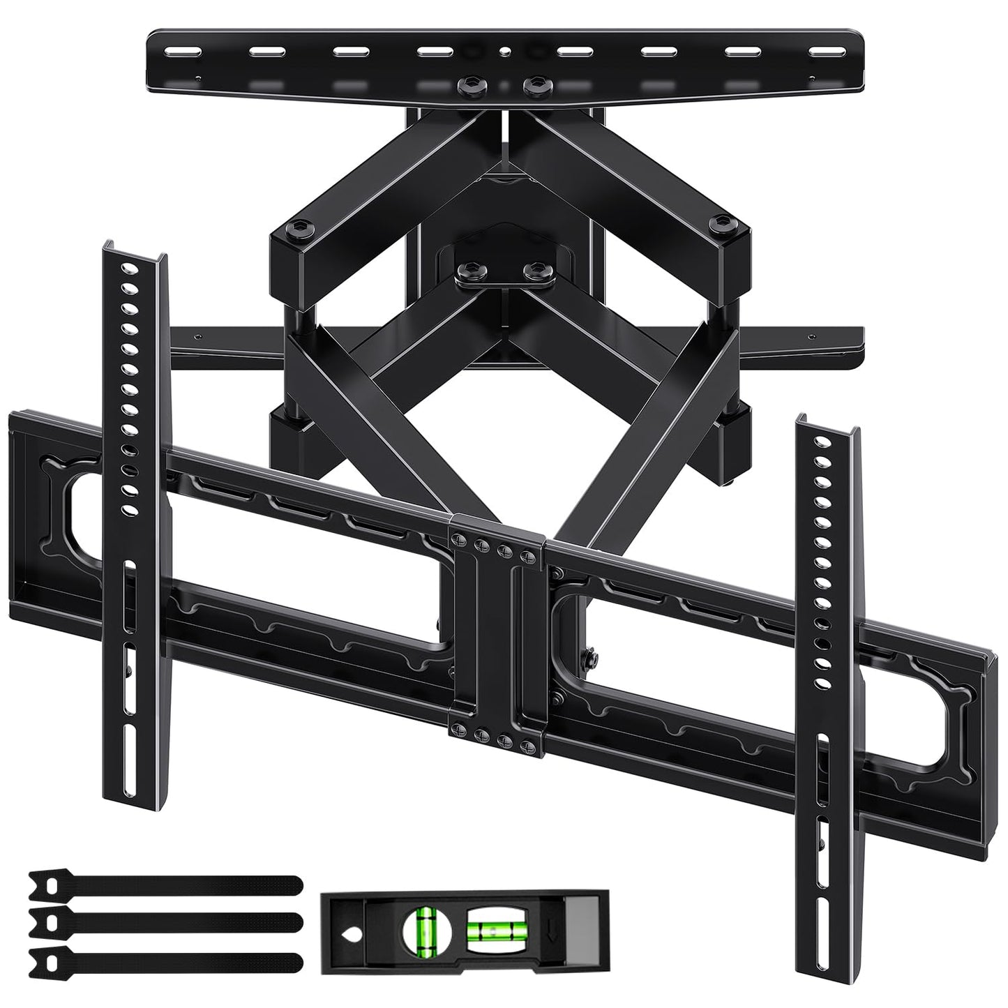 HOME VISION Full Motion TV Wall Mount for Most 32-85 inch TVs up to132 lbs, TV Mount Swivel and Tilt with Dual Articulating Arms, Wall Mount TV Bracket Max VESA 600x400mm, Fits 8" 12" 16" Wood Studs - Available at All In One Marketplace Canada