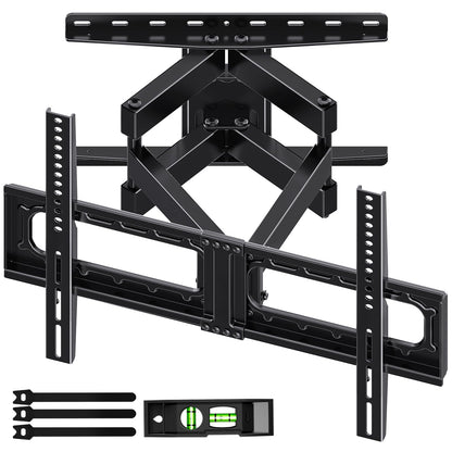 HOME VISION Full Motion TV Wall Mount for Most 32-85 inch TVs up to132 lbs, TV Mount Swivel and Tilt with Dual Articulating Arms, Wall Mount TV Bracket Max VESA 600x400mm, Fits 8" 12" 16" Wood Studs - Available at All In One Marketplace Canada