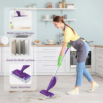 30 Count Disposable Wetjet Pad Refills for Swiffer Wetjet,Spray Wet Pads Refill, Heavy Duty Mop Pad Refills,All Purpose Multi Surface Floor Cleaning - Available at All In One Marketplace Canada