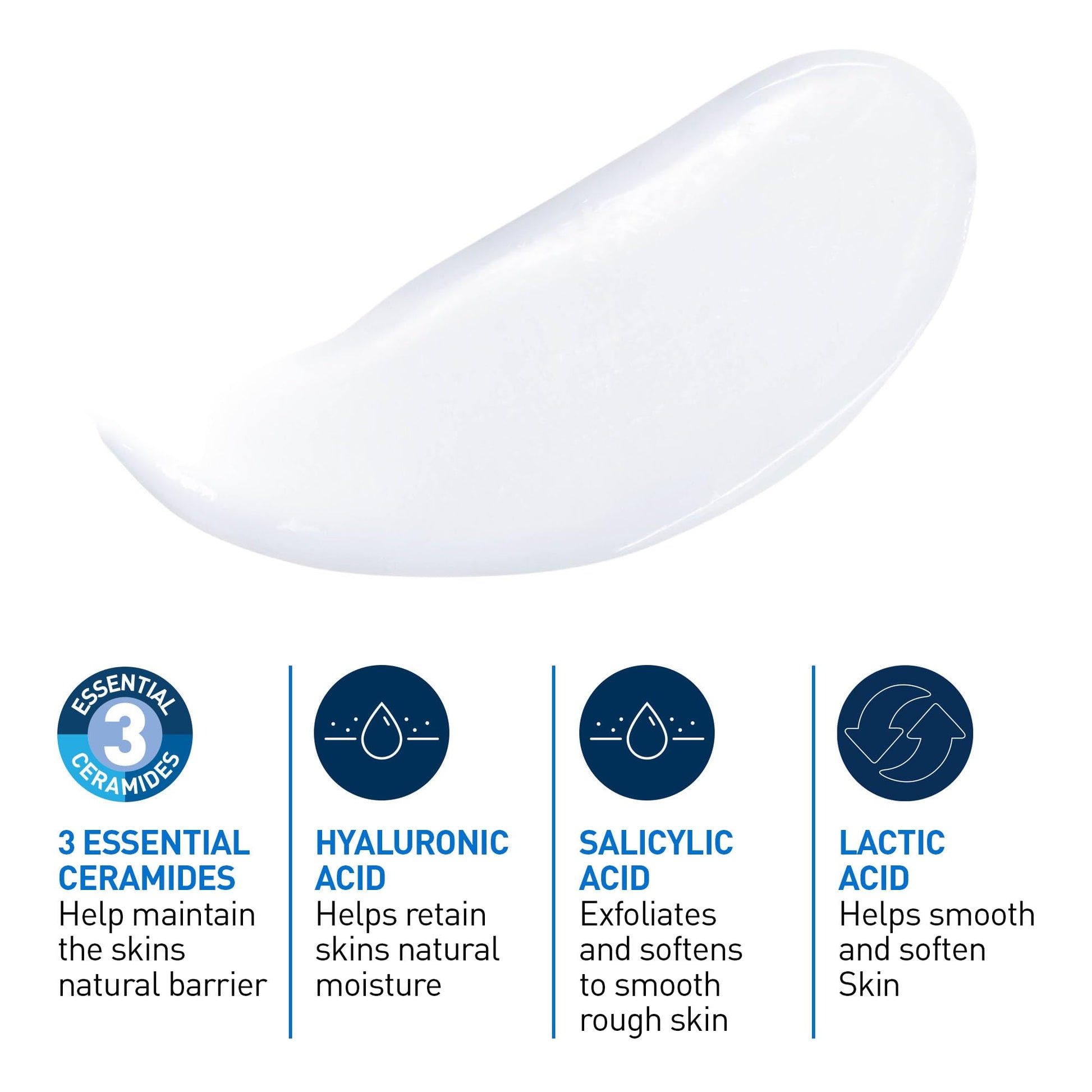 CeraVe SALICYLIC ACID Lotion, Renewing SA Exfoliating Body Lotion for Dry, Rough & Bumpy Skin, Psoriasis, Keratosis Pilaris, Itching & Flaking. With Lactic Acid, Hyaluronic Acid, Fragrance Free, 237ML