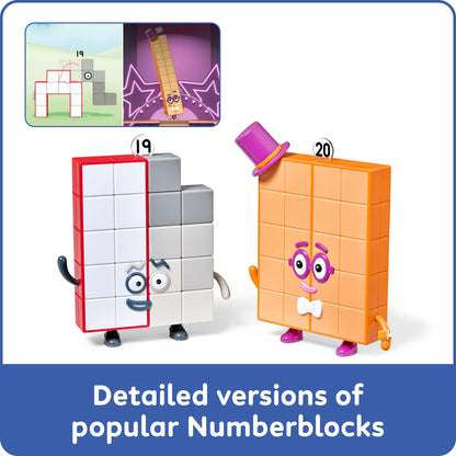 hand2mind Numberblocks Friends Nineteen and Twenty Figure Pack