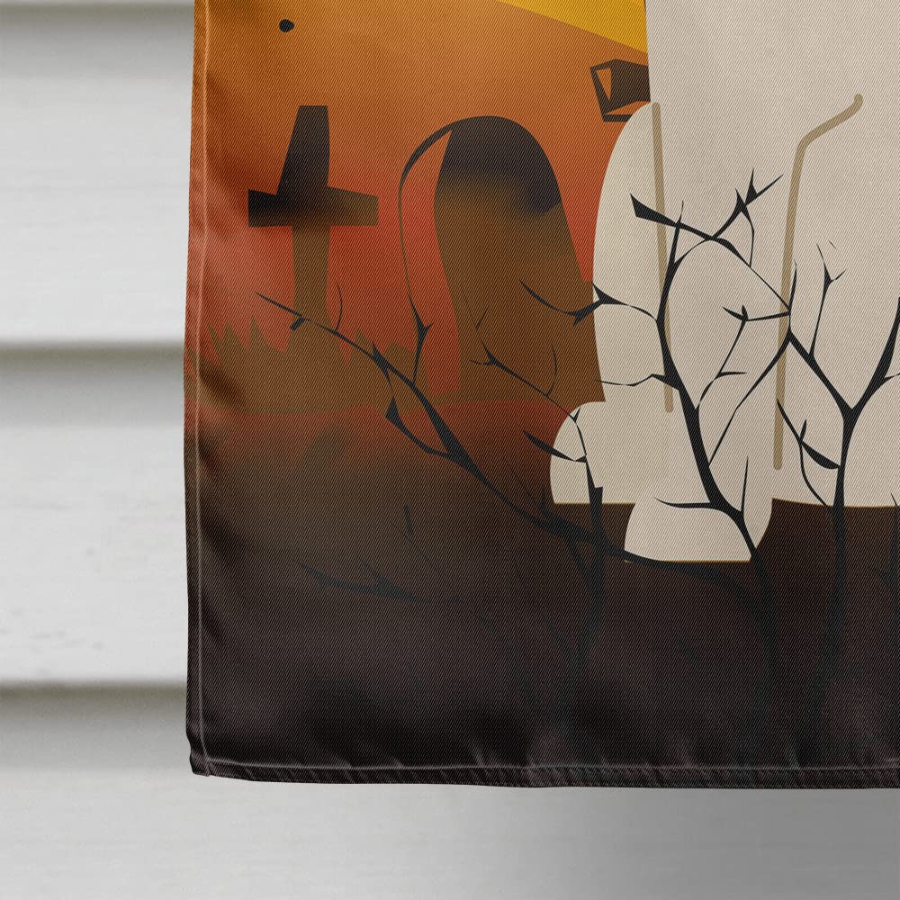 Drapeau de maison Caroline's Treasures BB4283CHF, motif Halloween Mastiff, toile blanche, grande taille, multicolore