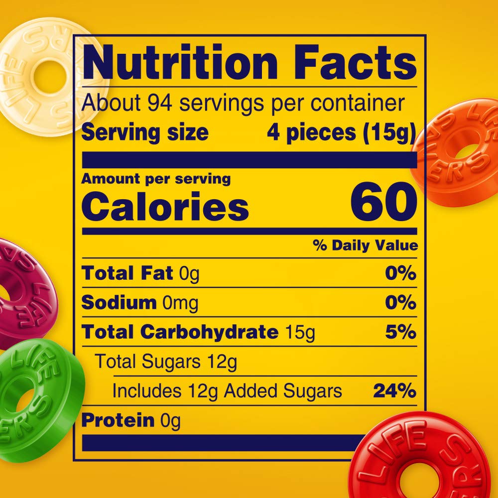 Life Savers 5 Flavor Assorted Hard Candies - 41oz Bulk Bag (Approx. 292 Pieces)