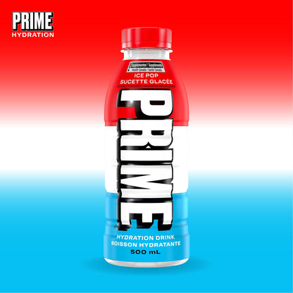 Prime Hydration Drink Ice Pop 12x500ml PRIME HYDRATION