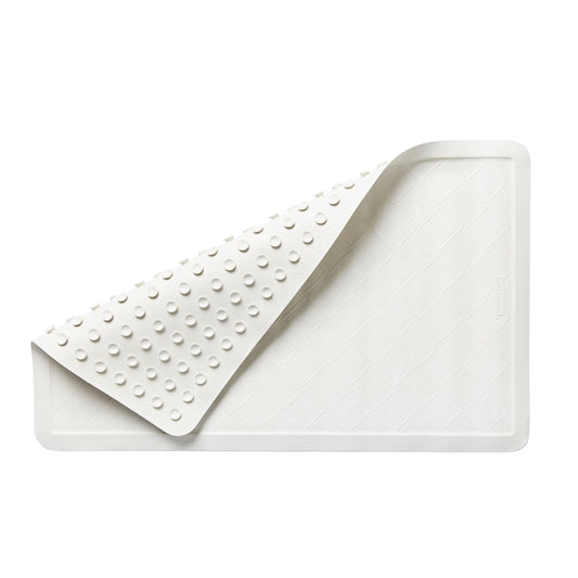 Rubbermaid Commercial Products Bath Tub and Shower Mat | Medium - 14 x 24 in. | White | Machine Washable | Safti-Grip Non-Slip Bathroom Mat with Suction Cups for Home/Hotel/Shower/Bathtub - Available at All In One Marketplace Canada