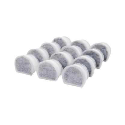 PetSafe Drinkwell Single Cell Carbon Replacement Filter, Dog and Cat Water Fountain Filters, 12 Pack White PetSafe