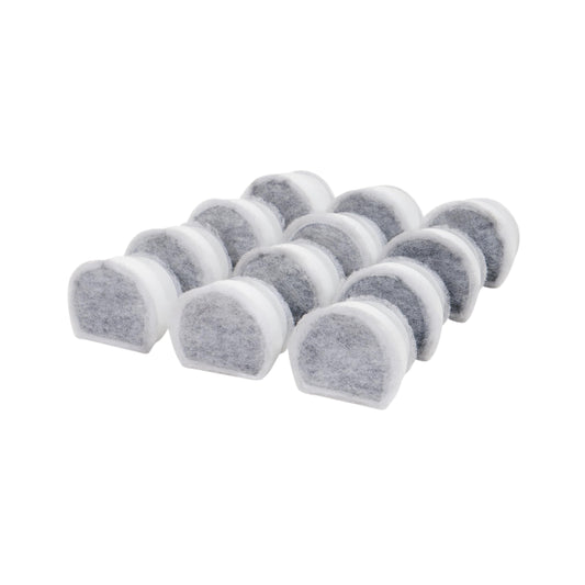PetSafe Drinkwell Single Cell Carbon Replacement Filter, Dog and Cat Water Fountain Filters, 12 Pack White PetSafe