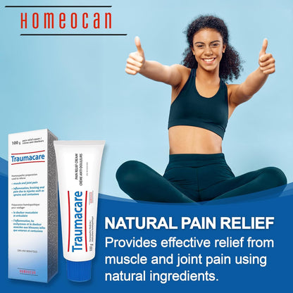 Homeocan Homeopathic Arnica Cream, Bruise Cream, Non Greasy, 100g Traumacare