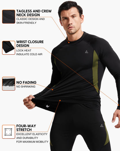 CL convallaria Thermal Underwear for Men Long Johns Set Base Layer Cold 2XL 🍁 All In One Marketplace Canada