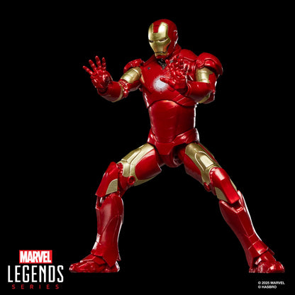 Marvel Legends Series Iron Man Mark III, Iron Man Movie Collectible 6-Inch Scale Action Figure Toy
