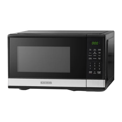 BLACK+DECKER Microwave Oven, 1.1 Cu.ft 900W Digital Stainless Steel BLACK+DECKER