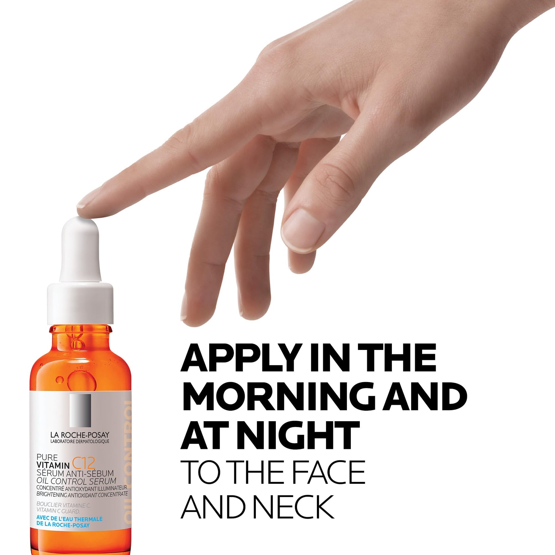 La Roche Posay Vitamin C Face Serum with Salicylic Acid, 12% Pure Vitamin C Serum for Oil Control & Brightening. Boost Skin Radiance and Correct Oiliness. Suitable for Oily Skin, 30mL - Available at All In One Marketplace Canada
