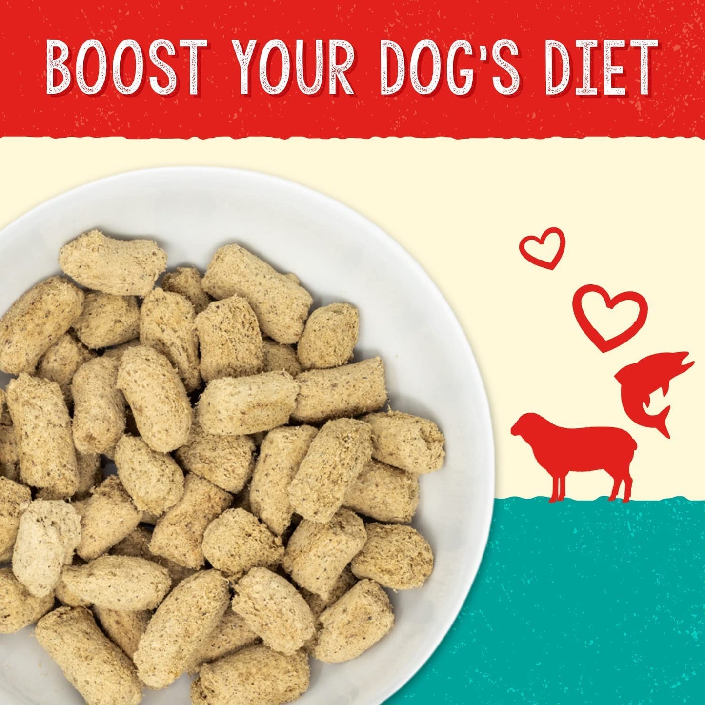 Stella & Chewy's Stella's Solutions Skin & Coat Support Grass-Fed Lamb & Wild-Caught Salmon Dinner Morsels Freeze-Dried Raw Dog Food, 120g Stella & Chewy's
