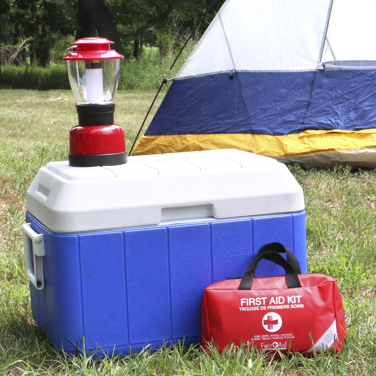 First Aid Central AZ-ESSFAK Essential Emergency First Aid Kit For Home, Travel, and Work, 111 Pieces - Available at All In One Marketplace Canada