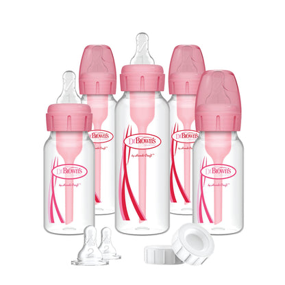 Dr. Brown's Options+ Narrow Baby Bottle Gift Set, Pink Dr. Brown's