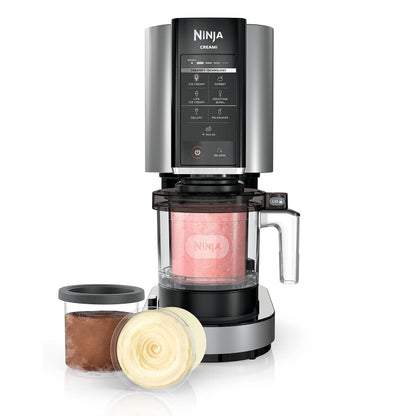 Ninja NC301C, CREAMi Ice Cream, Gelato, Milkshake, Sorbet, Smoothie Bowl, and Lite Ice Cream Maker, 7 One-Touch Programs (Canadian Version), 16oz