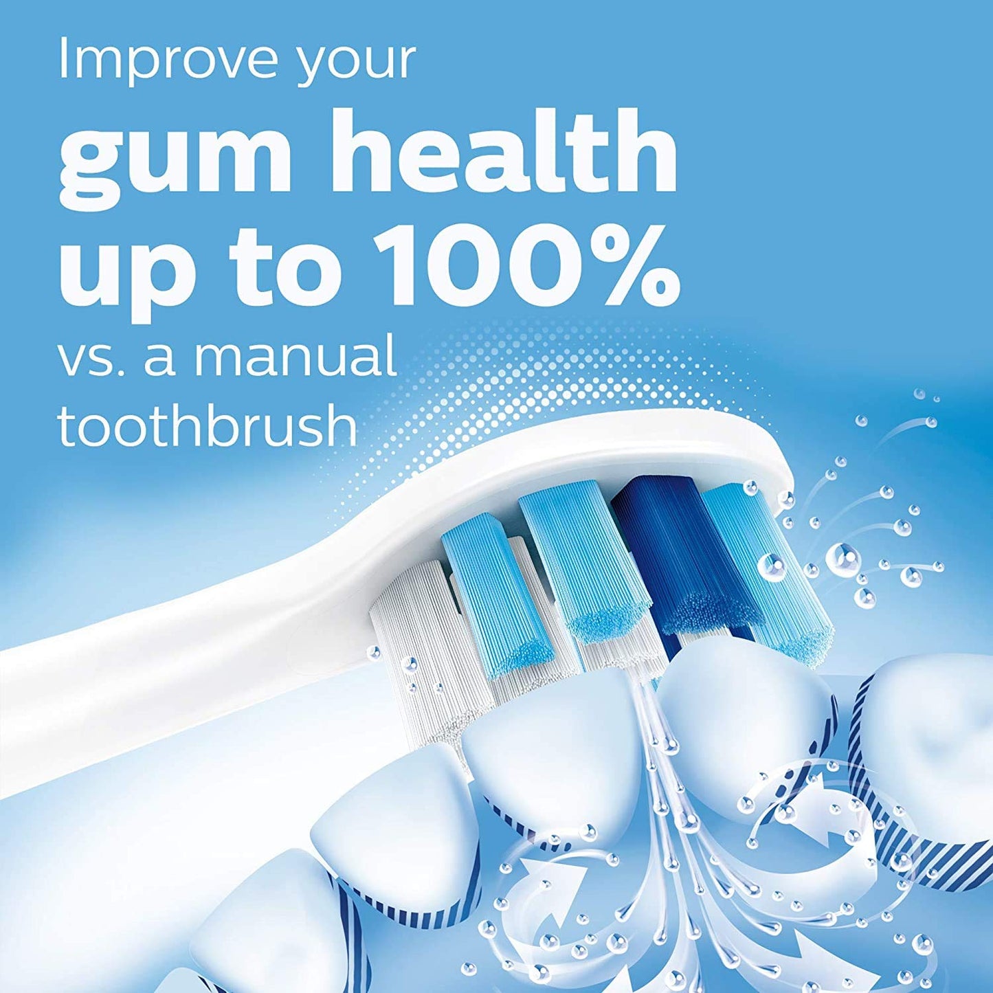 Philips Sonicare ProtectiveClean 4500 Rechargeable Electric Toothbrush, White, HX6827/11 PHILIPS