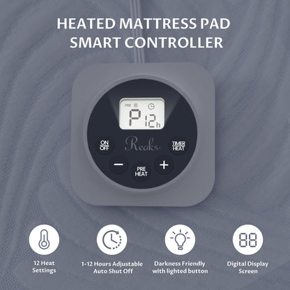 Heated Mattress Pad Full, 3D Air Fabric, Preheat & Memory for Cold Winter 🍁 All In One Marketplace Canada