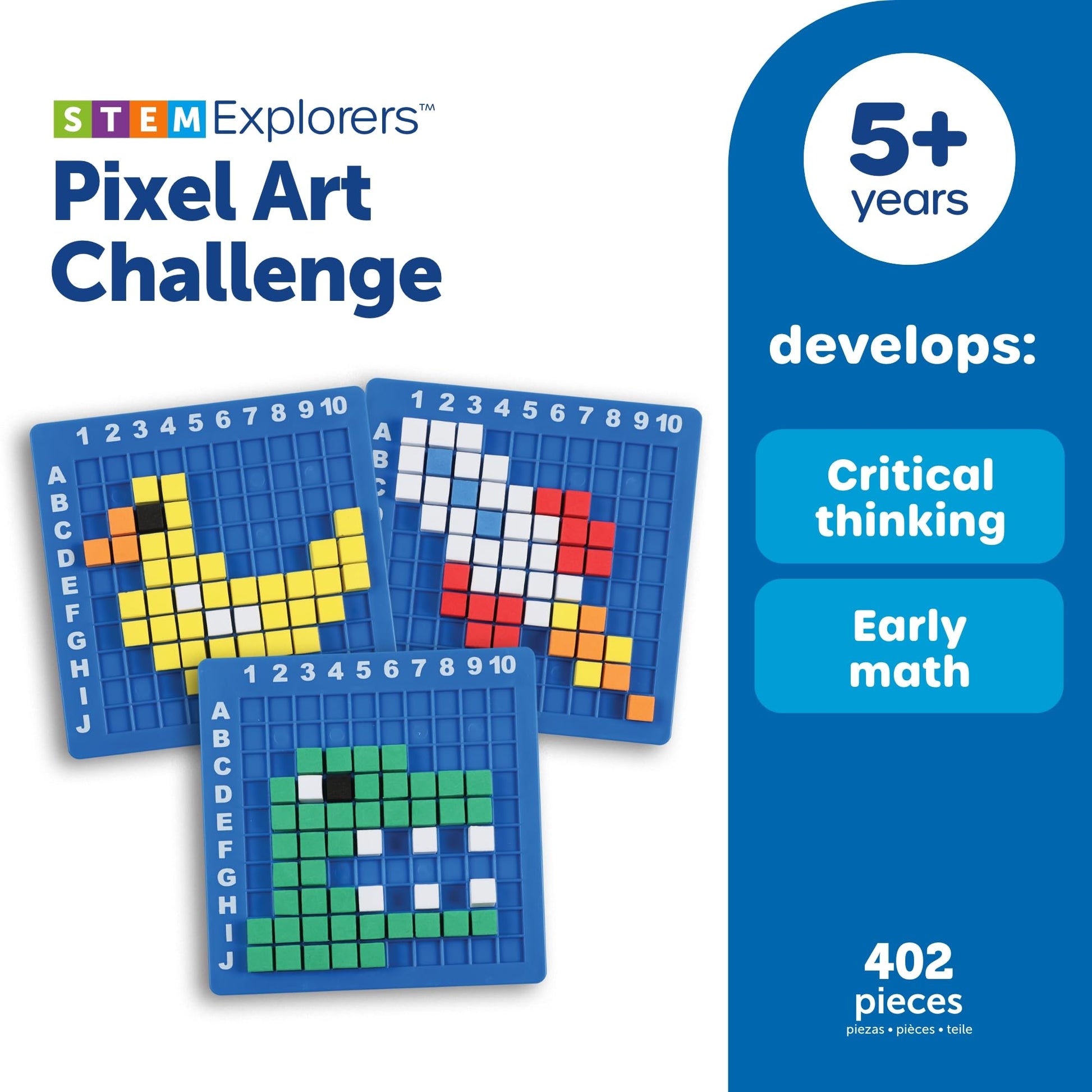 Learning Resources STEM Explorers Pixel Art Challenge Learning Resources