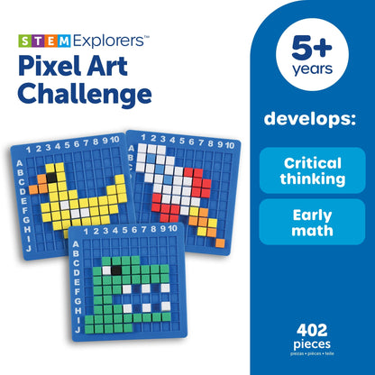 Learning Resources STEM Explorers Pixel Art Challenge Learning Resources